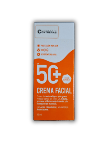 Crema Solar Facial 50+ Contreras